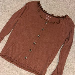 Burnt orange long sleeve